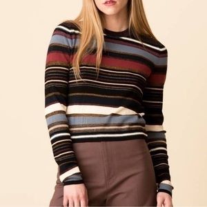Veronica Beard Multicolor Striped Sweater